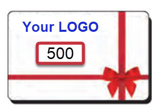 Gift / Loyalty Cards -Stock or CUSTOM 500